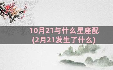 10月21与什么星座配(2月21发生了什么)