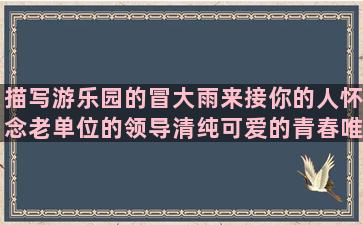 描写游乐园的冒大雨来接你的人怀念老单位的领导清纯可爱的青春唯美语录(游乐园激流勇进的描写)